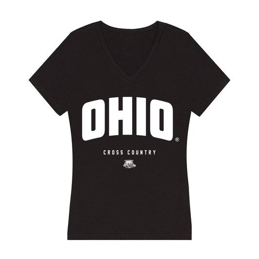 Ohio - NCAA Women's Cross Country : AnnaSophia Viccari - Classic Shersey Women's V-Neck T-Shirt-0
