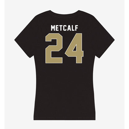 UNC Charlotte - NCAA Women's Soccer : Allie Metcalf - Women's V-Neck T-Shirt-1
