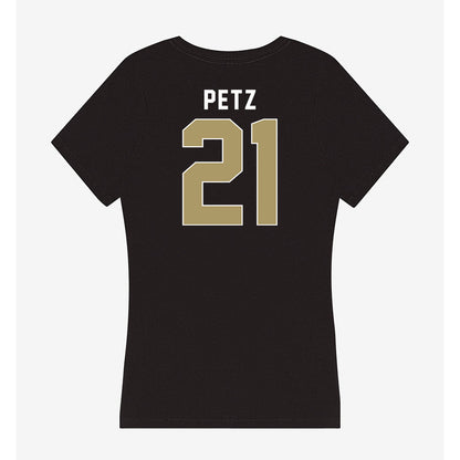 UNC Charlotte - NCAA Men's Soccer : Landon Petz - Women's V-Neck T-Shirt-1