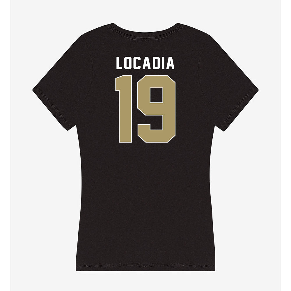 UNC Charlotte - NCAA Women's Volleyball : Sofia Locadia - Women's V-Neck T-Shirt-1