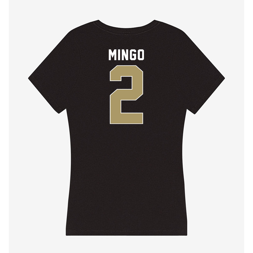 UNC Charlotte - NCAA Men's Basketball : Dezayne Mingo - Women's V-Neck T-Shirt-1