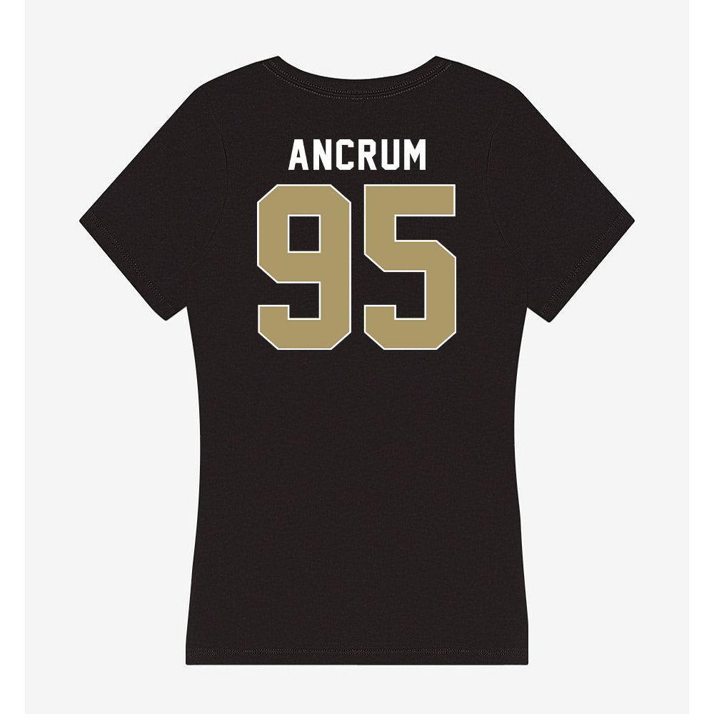 UNC Charlotte - NCAA Football : Devin Ancrum - Women's V-Neck T-Shirt-1