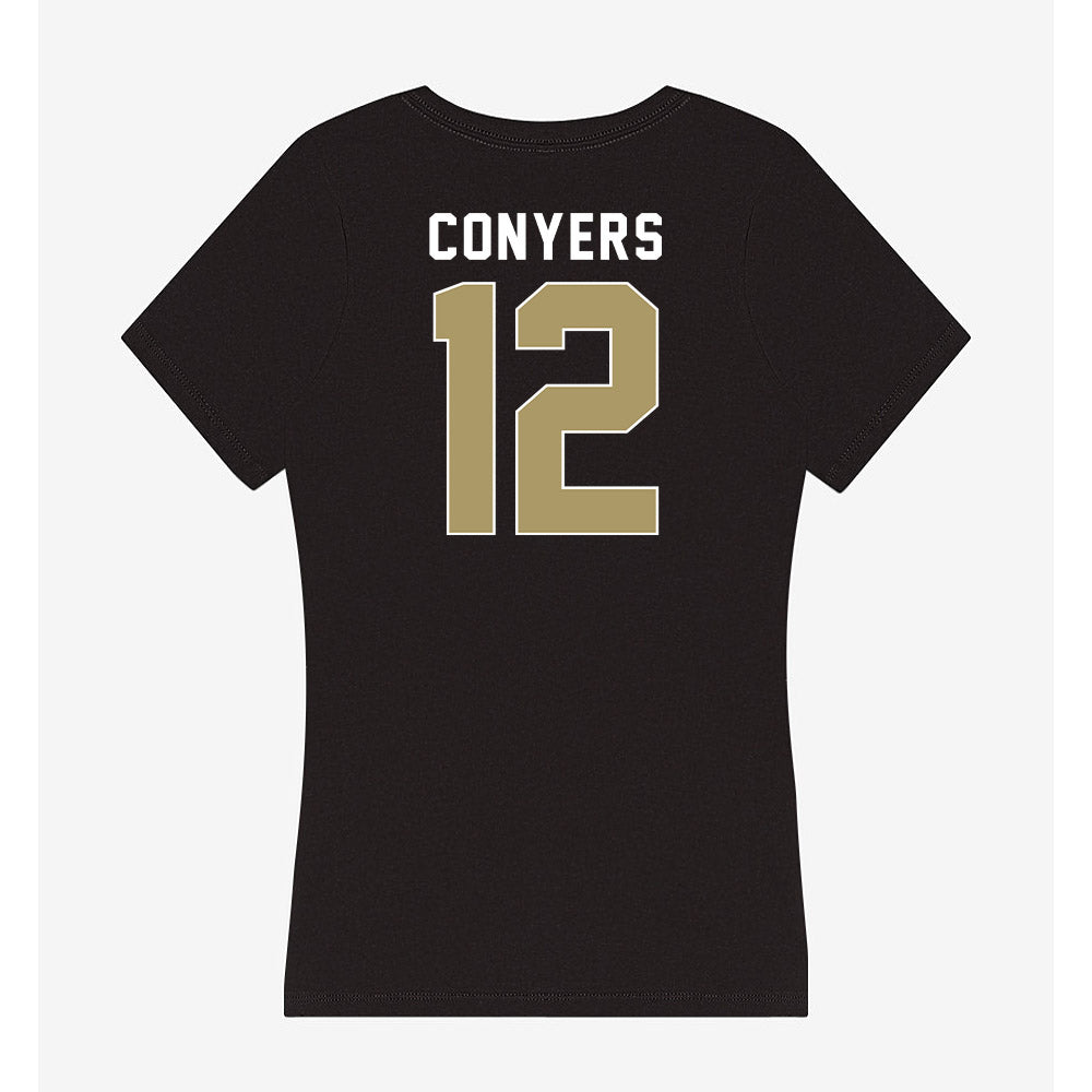 UNC Charlotte - NCAA Men's Basketball : Arden Conyers - Women's V-Neck T-Shirt-1