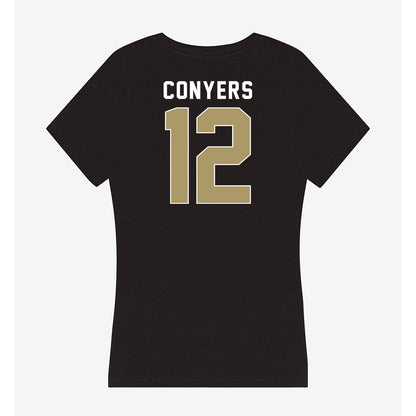 UNC Charlotte - NCAA Men's Basketball : Arden Conyers - Women's V-Neck T-Shirt-1