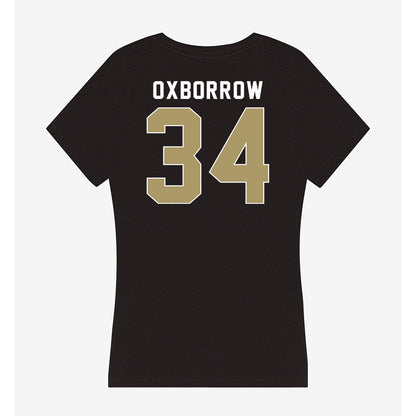 UNC Charlotte - NCAA Baseball : Chayse Oxborrow - Women's V-Neck T-Shirt-1