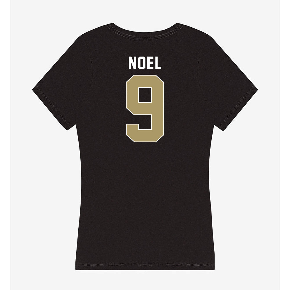 UNC Charlotte - NCAA Men's Soccer : Larry Noel - Women's V-Neck T-Shirt-1