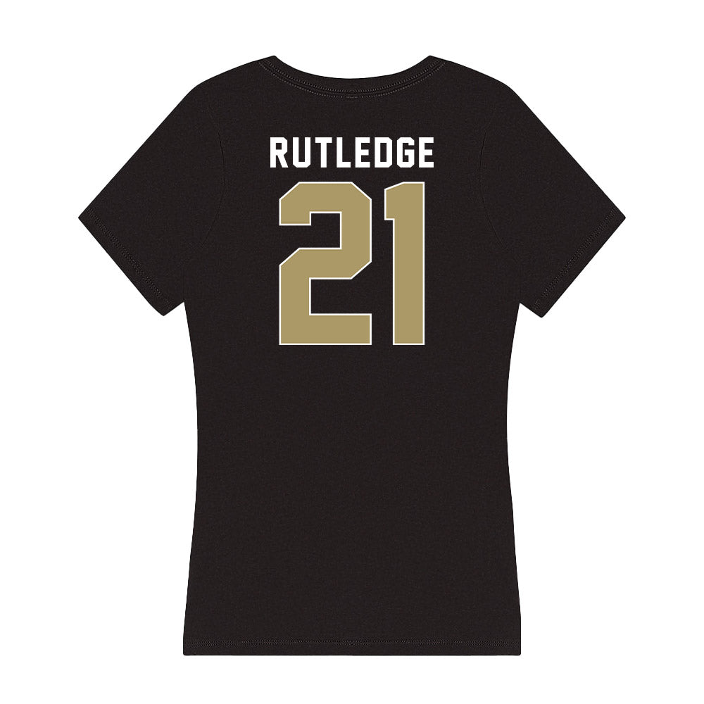 UNC Charlotte - NCAA Football : Henry Rutledge - Women's V-Neck T-Shirt-1