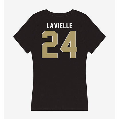 UNC Charlotte - NCAA Men's Soccer : Luc Lavielle - Women's V-Neck T-Shirt-1