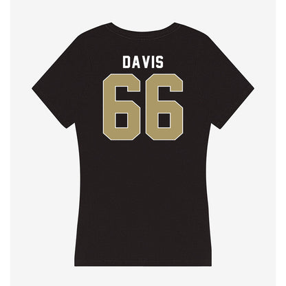 UNC Charlotte - NCAA Football : Omarion Davis - Women's V-Neck T-Shirt-1