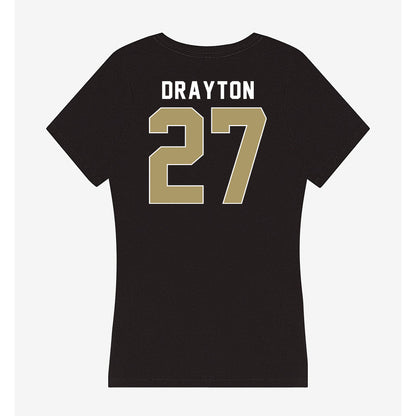 UNC Charlotte - NCAA Football : Malachi Drayton - Women's V-Neck T-Shirt-1