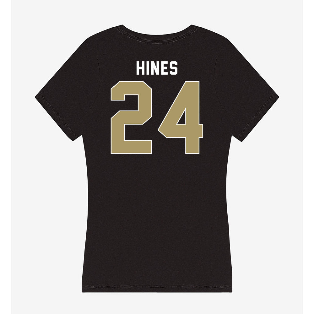 UNC Charlotte - NCAA Football : Josh Hines - Women's V-Neck T-Shirt-1