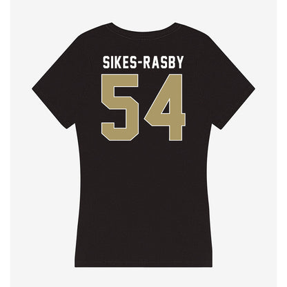 UNC Charlotte - NCAA Football : Isaac Sikes-Rasby - Women's V-Neck T-Shirt-1