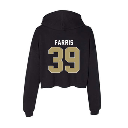 UNC Charlotte - NCAA Baseball : Bradley Farris - Women's Crop Fleece Hoodie-1