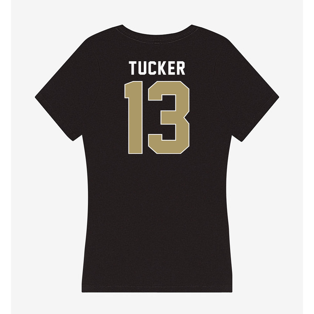 UNC Charlotte - NCAA Football : Caleb Tucker - Women's V-Neck T-Shirt-1