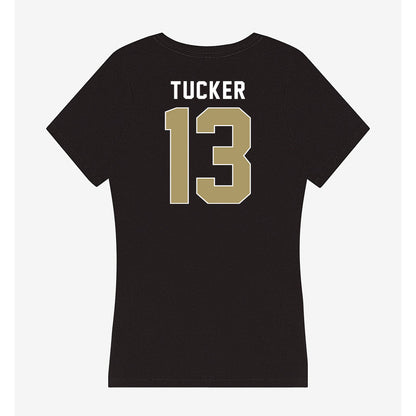 UNC Charlotte - NCAA Football : Caleb Tucker - Women's V-Neck T-Shirt-1