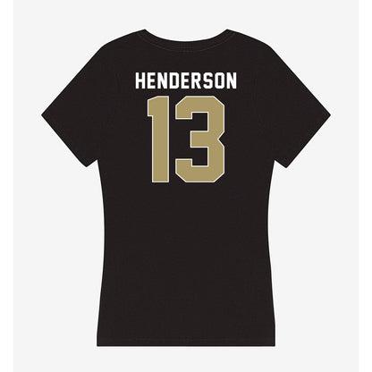 UNC Charlotte - NCAA Women's Basketball : Lucy Henderson - Women's V-Neck T-Shirt-1