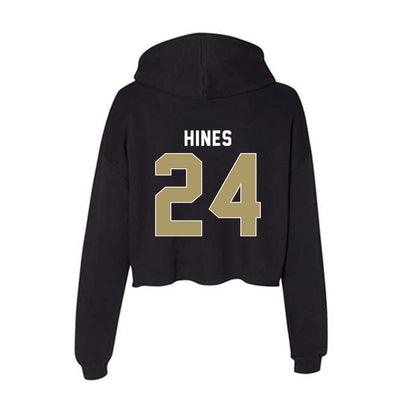 UNC Charlotte - NCAA Football : Josh Hines - Women's Crop Fleece Hoodie-1