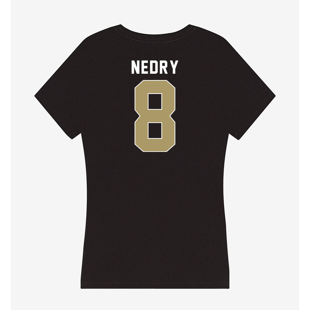UNC Charlotte - NCAA Baseball : Robert Nedry - Women's V-Neck T-Shirt-1