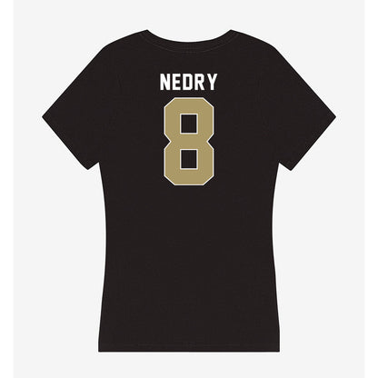UNC Charlotte - NCAA Baseball : Robert Nedry - Women's V-Neck T-Shirt-1