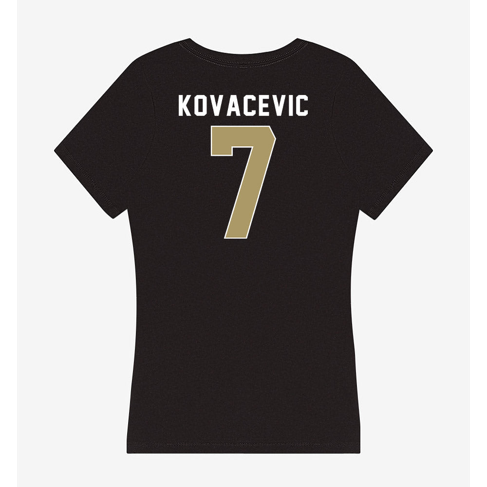 UNC Charlotte - NCAA Women's Volleyball : Elena Kovacevic - Women's V-Neck T-Shirt-1