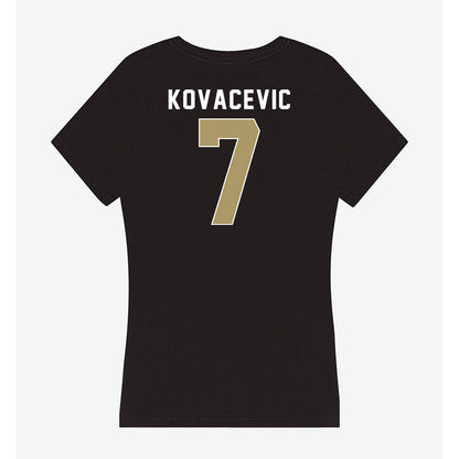 UNC Charlotte - NCAA Women's Volleyball : Elena Kovacevic - Women's V-Neck T-Shirt-1