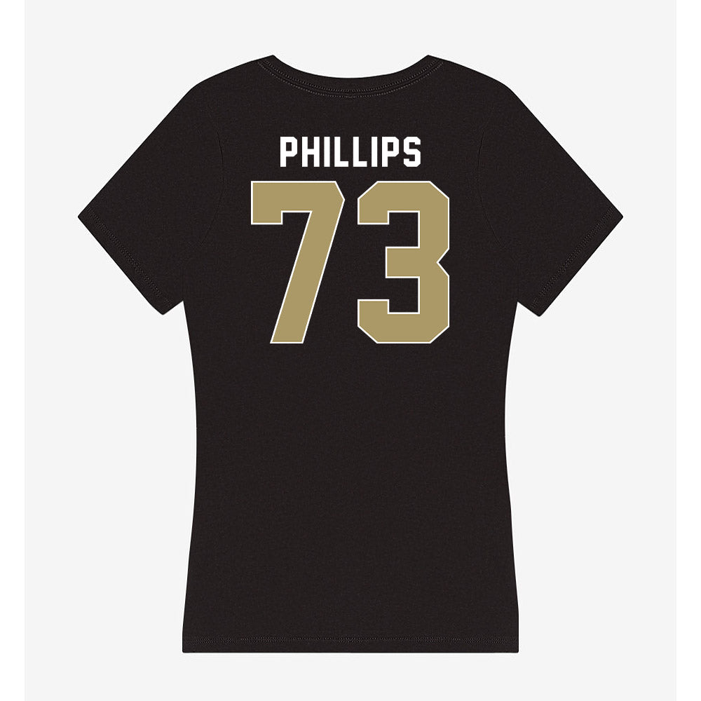 UNC Charlotte - NCAA Football : Daniel Phillips - Women's V-Neck T-Shirt-1