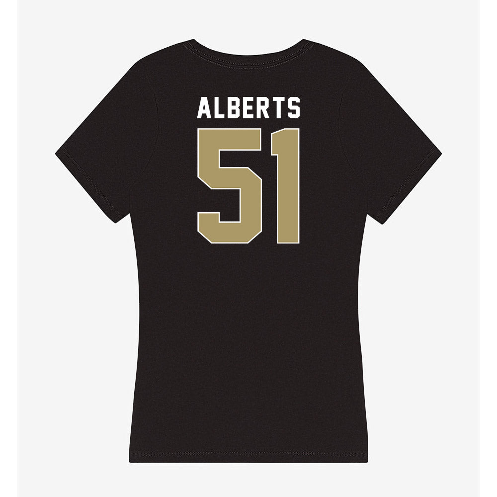UNC Charlotte - NCAA Baseball : Andrew Alberts - Women's V-Neck T-Shirt-1
