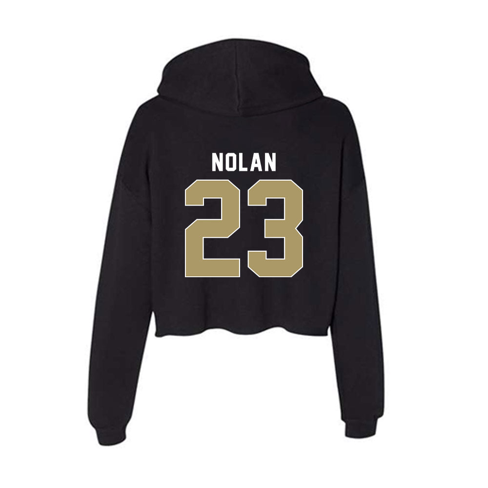 UNC Charlotte - NCAA Baseball : Spencer Nolan - Women's Crop Fleece Hoodie-1
