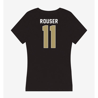 UNC Charlotte - NCAA Women's Basketball : Alana Rouser - Women's V-Neck T-Shirt-1