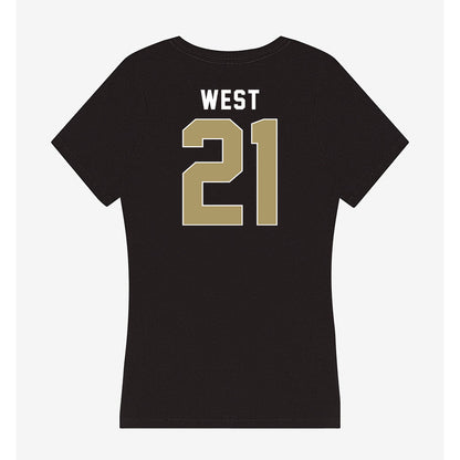 UNC Charlotte - NCAA Football : Maddox West - Women's V-Neck T-Shirt-1