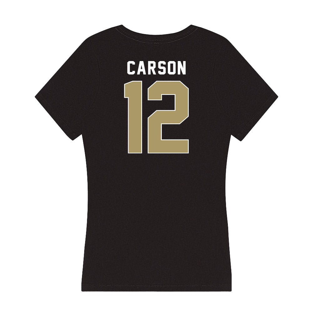 UNC Charlotte - NCAA Baseball : Chase Carson - Women's V-Neck T-Shirt-1