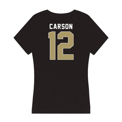 UNC Charlotte - NCAA Baseball : Chase Carson - Women's V-Neck T-Shirt-1