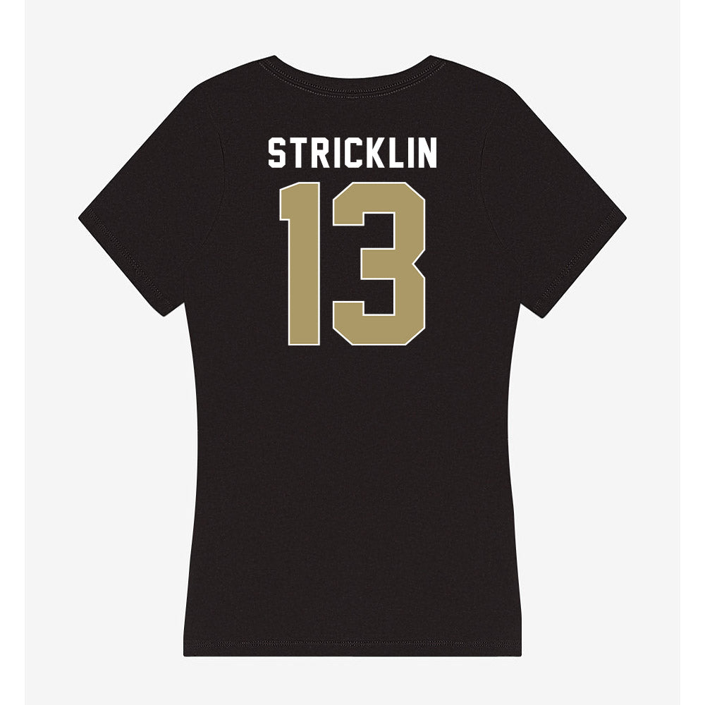 UNC Charlotte - NCAA Baseball : Cale Stricklin - Women's V-Neck T-Shirt-1