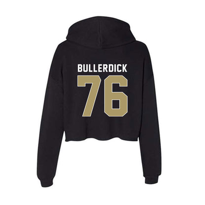 UNC Charlotte - NCAA Football : Isaiah Bullerdick - Women's Crop Fleece Hoodie-1