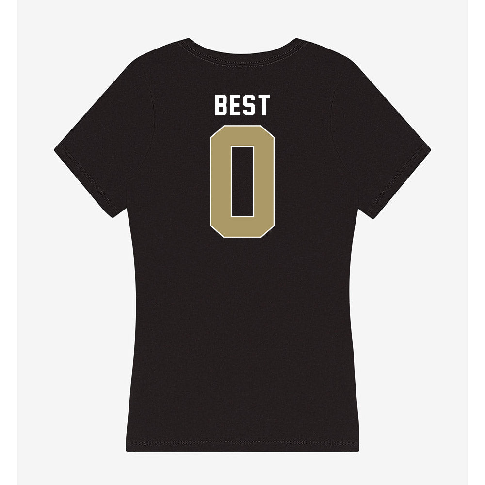 UNC Charlotte - NCAA Women's Basketball : Zoe Best - Women's V-Neck T-Shirt-1
