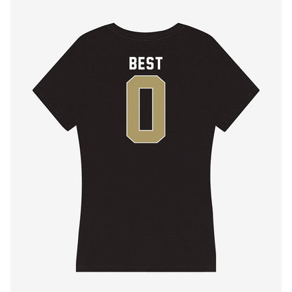 UNC Charlotte - NCAA Women's Basketball : Zoe Best - Women's V-Neck T-Shirt-1