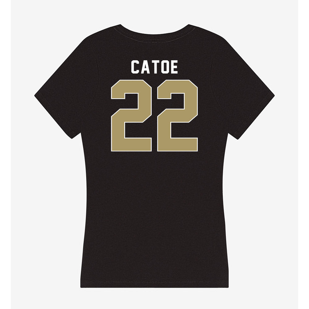 UNC Charlotte - NCAA Football : Kaden Catoe - Women's V-Neck T-Shirt-1
