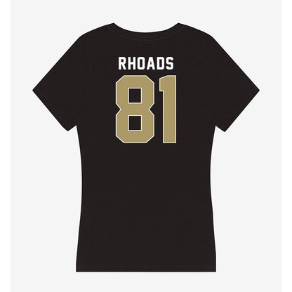 UNC Charlotte - NCAA Football : Brady Rhoads - Women's V-Neck T-Shirt-1