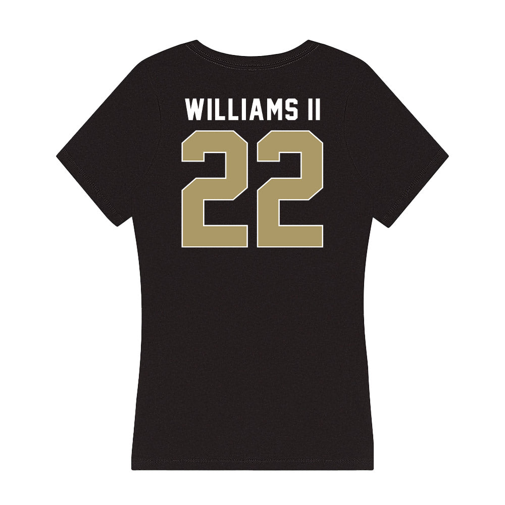 UNC Charlotte - NCAA Football : DeQuinder Williams II - Women's V-Neck T-Shirt-1