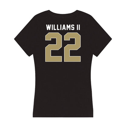 UNC Charlotte - NCAA Football : DeQuinder Williams II - Women's V-Neck T-Shirt-1
