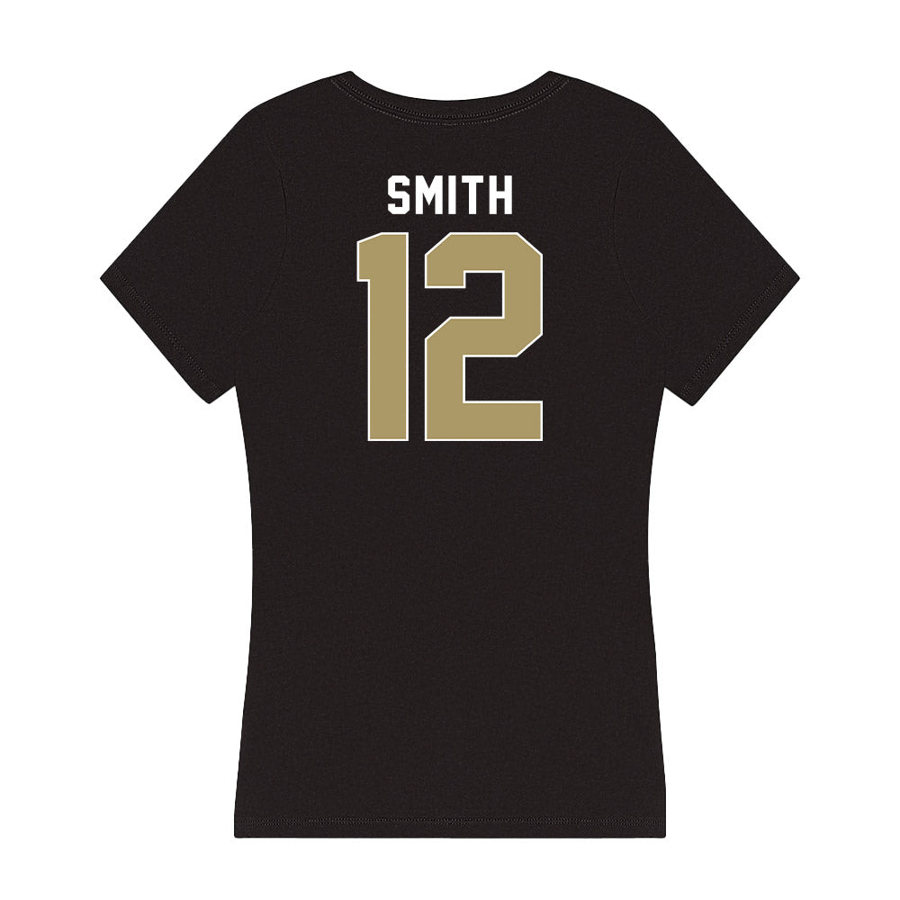 UNC Charlotte - NCAA Women's Basketball : Imani Smith - Women's V-Neck T-Shirt-1