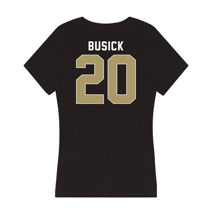 UNC Charlotte - NCAA Women's Basketball : Jacee Busick - Women's V-Neck T-Shirt-1