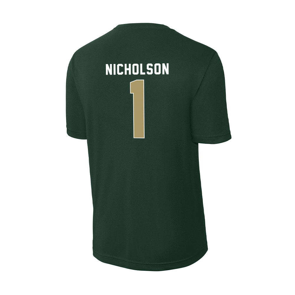 UNC Charlotte - NCAA Women's Basketball : Asianae Nicholson - Activewear T-Shirt-1