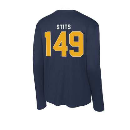 Kent State - NCAA Wrestling : Silas Stits - Activewear Long Sleeve T-Shirt-1
