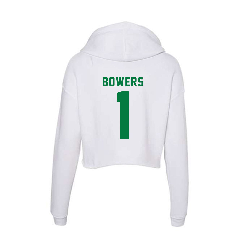 OKBU - NCAA Football : Pate Bowers - Classic Shersey Women's Crop Fleece Hoodie-1
