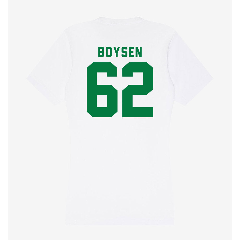 OKBU - NCAA Football : Robert Boysen - Women's V-Neck T-Shirt-1