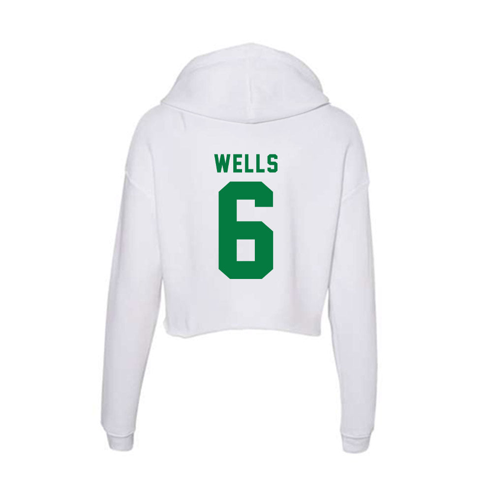 OKBU - NCAA Softball : Greenlee Wells - Women's Crop Fleece Hoodie-1