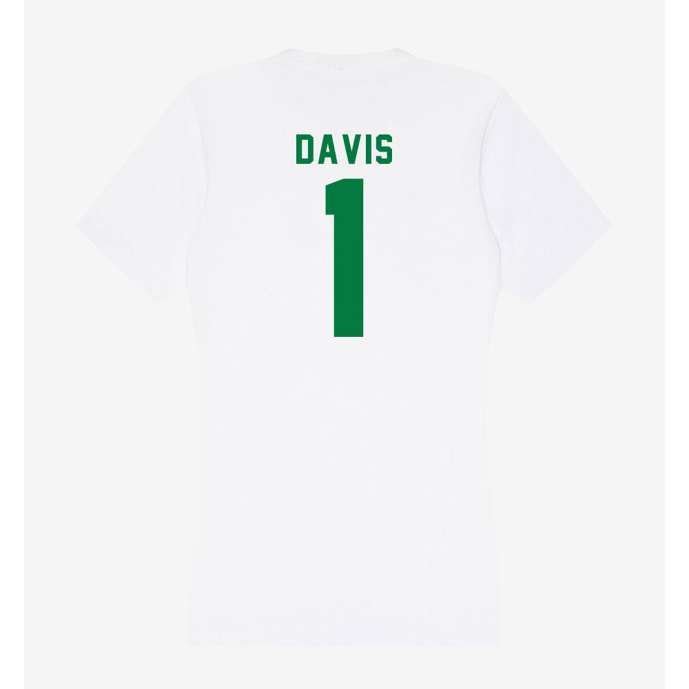 OKBU - NCAA Football : Xavier Davis - Classic Shersey Women's V-Neck T-Shirt-1