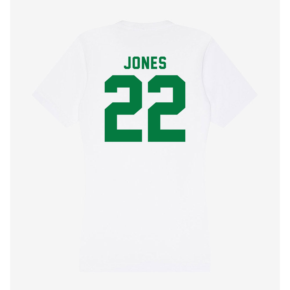 OKBU - NCAA Women's Basketball : Brianna Jones - Women's V-Neck T-Shirt-1