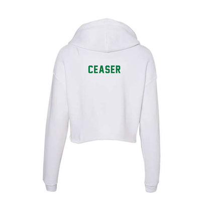 OKBU - NCAA Football : Brennen Ceaser - Classic Shersey Women's Crop Fleece Hooded Sweatshirt-1